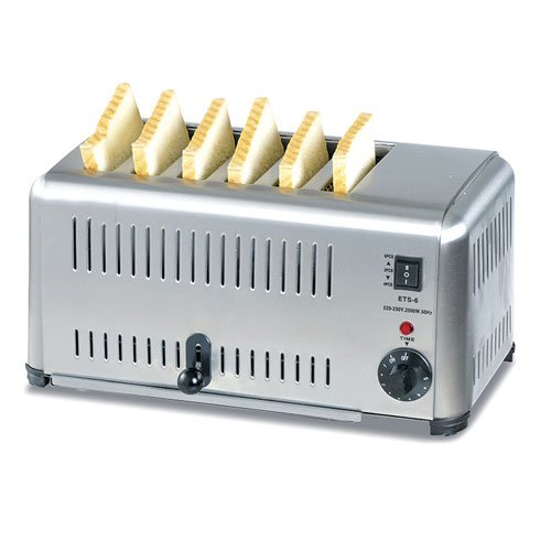 Bread Toaster Commercial 6 Slice