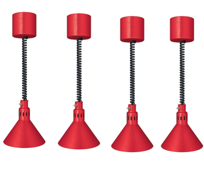 Food Warmer Hanging <br> Single Lamp -RED