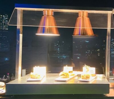 Food Warmer with Acrylic Cover-DR-2