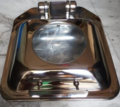 Square Deluxe 2/3rd Size Induction Compatible Chafing Dish
