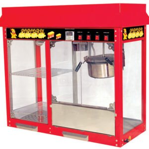 Popcorn Machine with Showcase cabinet