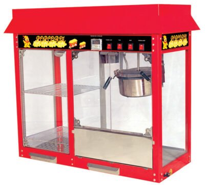 Popcorn Machine with Showcase cabinet