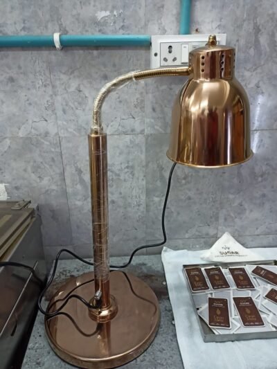 Single Food Warmer Lamp Table Top <br>with  Copper Head