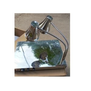 Food Warmer Lamp  2 Slot  2Lamp<br> Full Stainless Steel Body