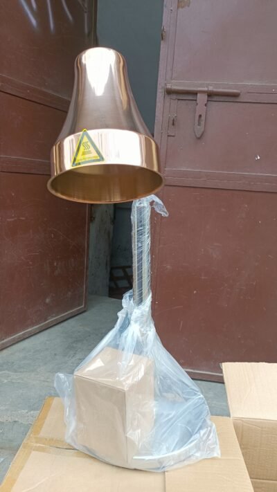 Single Food Warmer Lamp Table Top <br>with  Copper Head