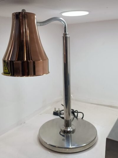 Single Food Warmer Lamp Table Top <br>with  Copper Head
