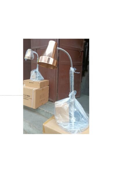 Single Food Warmer Lamp Table Top <br>with  Copper Head